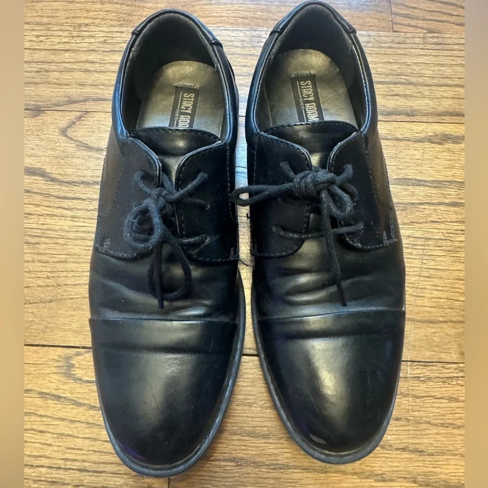 Stacy Adams Boy’s Classic Black Oxfords, Size 3M